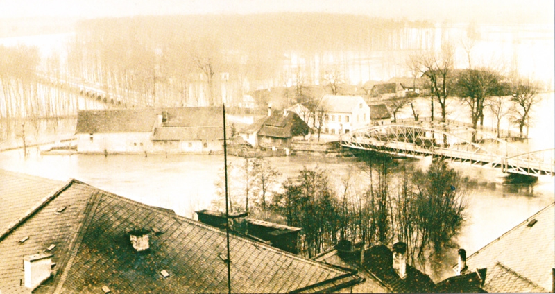 Povodeň v Poděbradech roku 1895